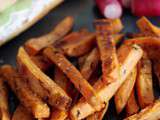 Frites de patates douces au thym