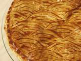 Galette des rois au thé matcha et cerises