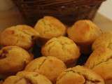 Muffins fromage blanc et coeur de confiture de fraises