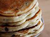 Pancakes au fromage blanc et aux raisins secs