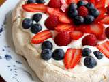 Pavlova aux fruits rouges