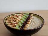 Porridge banane et kiwi