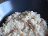 Risotto crémeux au saumon