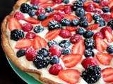 Tarte mascarpone et fruits rouges