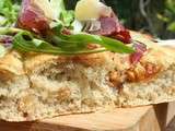 Focaccia aux figues et aux noix (concours Miam Miam Mia)