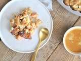 Crumble pommes figues amandes