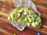 Tartine avocat, chèvre miel {La crèmerie royale}