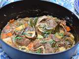 Osso Bucco nordique au sirop de fleurs de sureau et estragon