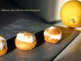 Choux au citron meringués