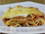 Lasagnes bolognaises maison