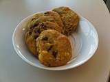 Cookies aux pepites de chocolat noir et blanc