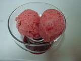 Sorbet aux Fraises sans sorbetiere