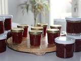 Confiture fraises framboises