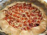 Tarte au thon et aux tomates-cerises