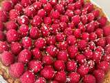 Tarte aux framboises