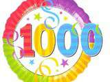 1000 visites