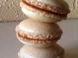 Macarons aux noisettes salés ganache châtaignes