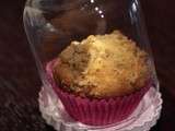 Muffins aux poire et crumble d'amandes