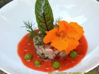 Tartare de carrelet au fruits, gaspacho tomates-fraises... 15 minutes chrono