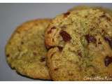 Cookies pistache et chocolat noir