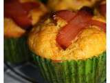 Muffins salés carottes et bacon (sans lait sans fromage)