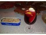 Sangria rapide (avec ou sans alcool) et menu tapas