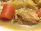 Curry de poulet et patates douces