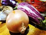 Salade d'aubergines rôties