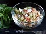 Ble au pesto de tomates sechees, concombre & feta