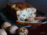 Cake au chevre, noix & raisins secs