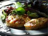 Flans de poivrons & chevre frais