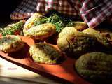 Madeleines au the vert matcha, chevre & miel