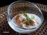 Nage de langoustines amoureuses a la citronnelle & au lait de coco