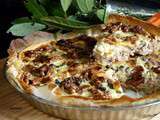 Quiche automnale au thon & aux noix