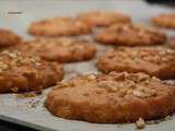 Sables au parmesan & concasse d’amandes