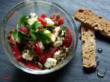 Salade de lentilles au poivron confit & feta