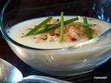 Veloute de chou-fleur aux langoustines poelees