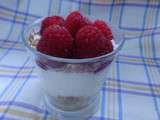 Cheesecake rapide aux framboises (sans cuisson)