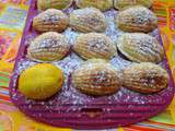 Madeleines au noix de coco et citron