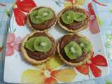 Tarte au kiwi et au chocolat