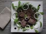 Salade de lentilles tièdes au chevreuil balsamique à la truffe