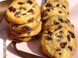 Biscuits coco, rhum et raisins secs