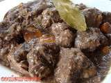 Daube de sanglier au cognac