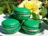 Macarons à la menthe et jeu des saveurs