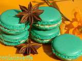 Macarons anis et orange