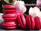 Macarons framboises/balsamique