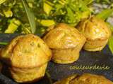 Muffins au poulet, comté et curry