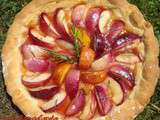 Pizza aux nectarines