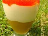 Verrine de bavarois normand