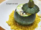 Courgettes farcies au haddock